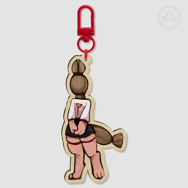 strawbaby! (WEIRD GIRLFRIENDS Wood Keychain)