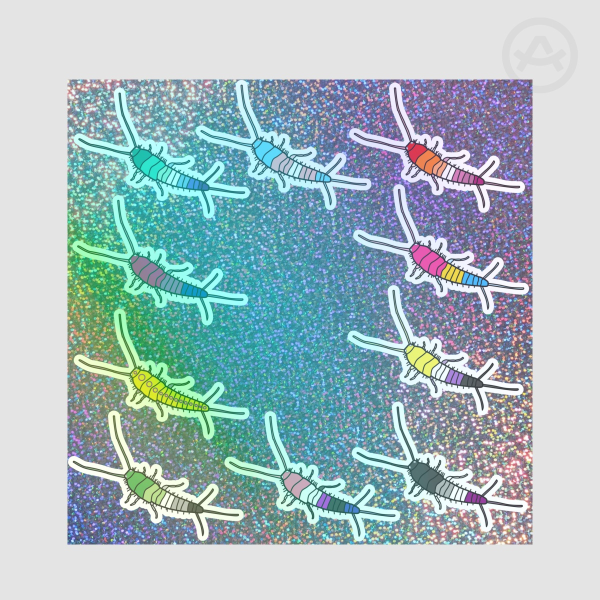 Rainbow Silverfish Alliance - Sticker Sheet