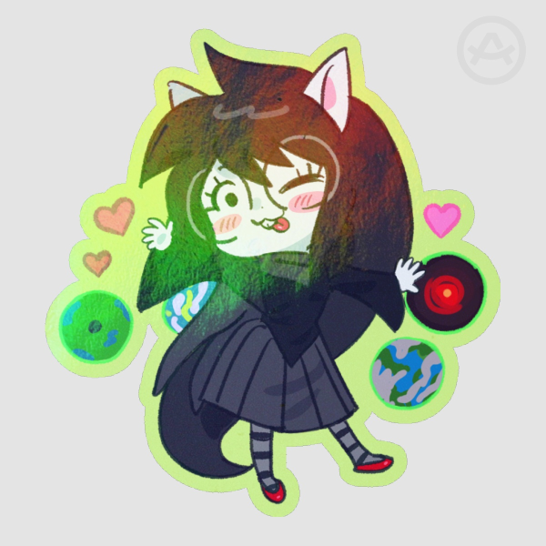 Jade Harley holographic sticker