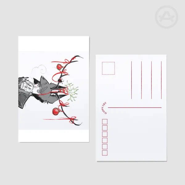 Alastor Christmas Postcard - limited edition 