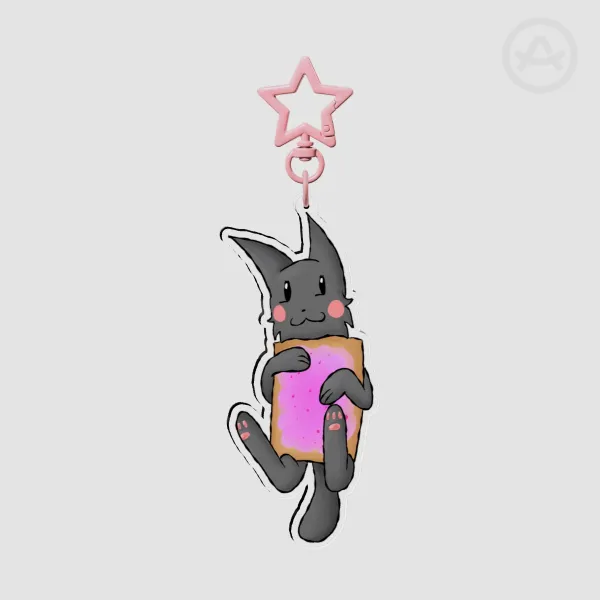 Nyan Cat Acrylic Keychain