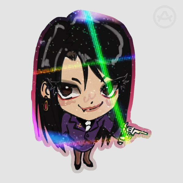 Vampire OC Dolce Colored Edge Die Cut Stickers