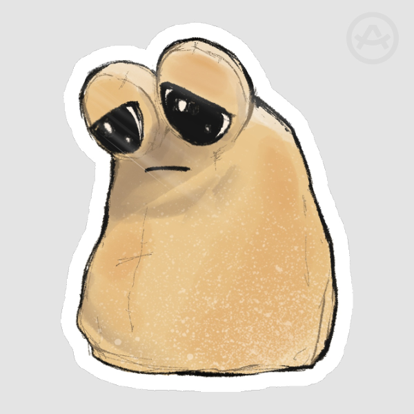 Pou Sticker