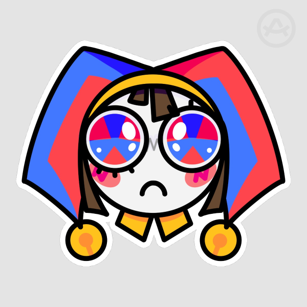 Pomni Matte Sticker