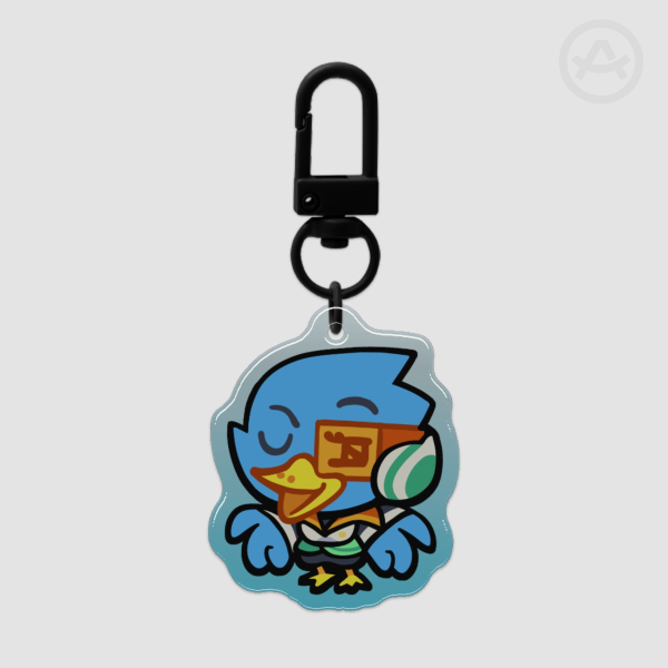 Berdly Deltarune Reversible Keychain