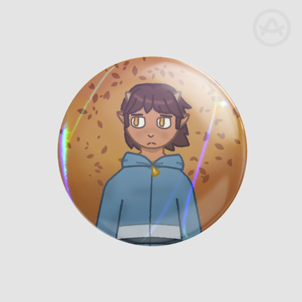 Lorcan (My Brother the Minotaur) Round Badge