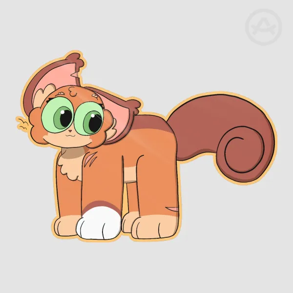 Warrior Cats | SquirrelFlight Glossy Sticker
