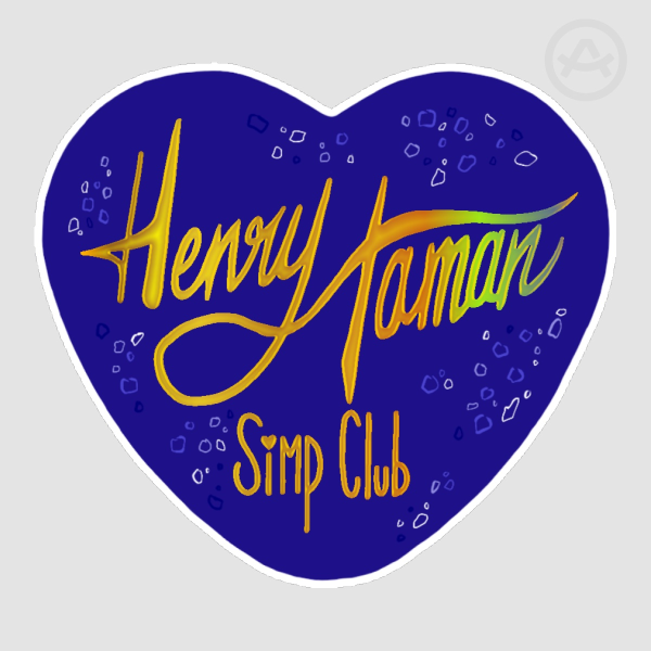 Henry Taman Simp Club hot Foil sticker