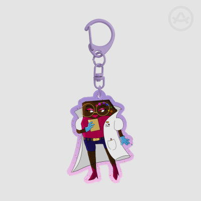 Cosma Brownie-Keychain-Sweet Justice