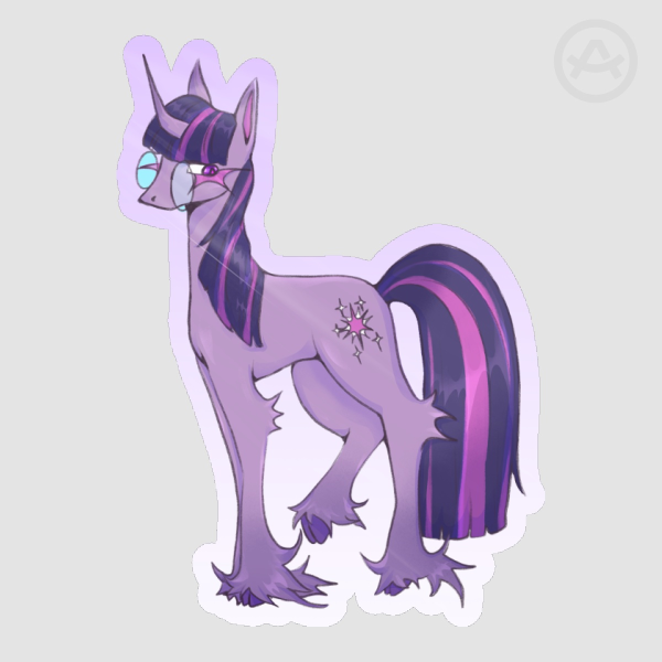 Twilight Sparkle Glossy Sticker