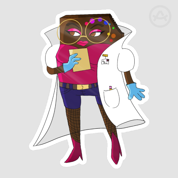 Cosma Brownie-Sticker-Sweet Justice
