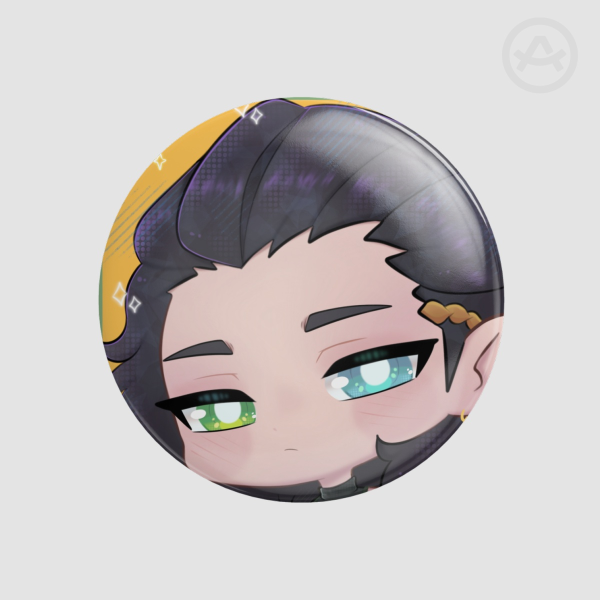 Chibi loki Round Badges (Button Pins)