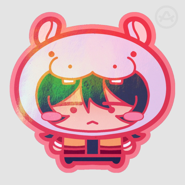 [ VLD ] Keith — Colored Edge Die Cut Stickers