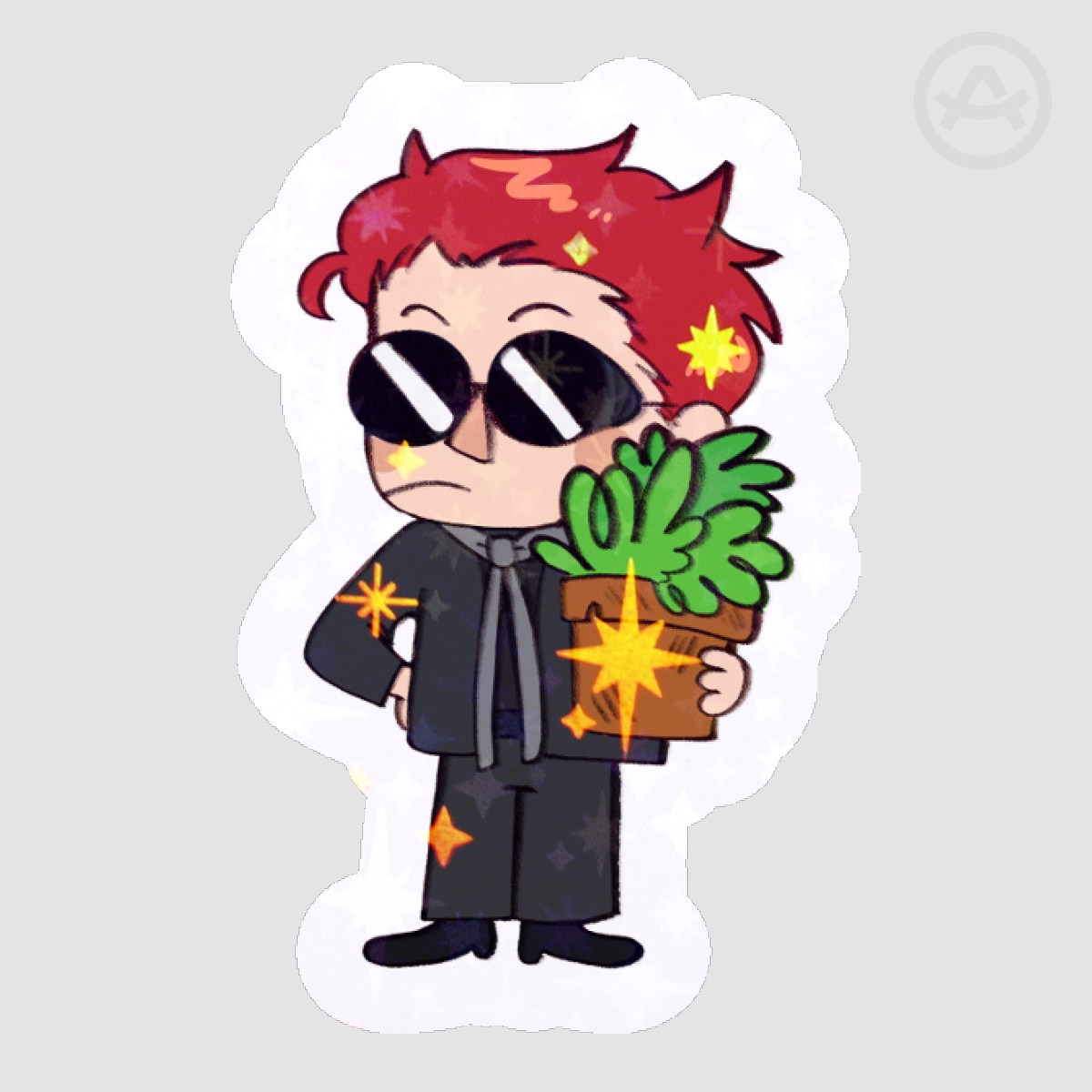 Good Omens - Crowley Sticker