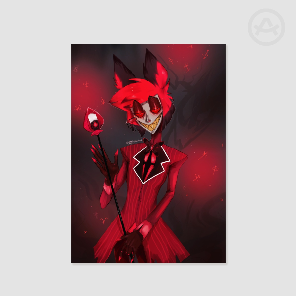 Alastor Hazbin Hotel Print