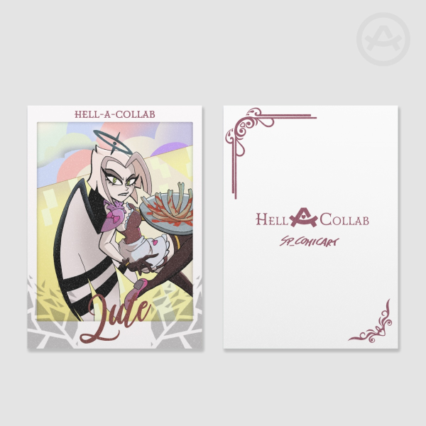 Lute Holographic Photocards "Maid Cafe Hell-a-Collab"