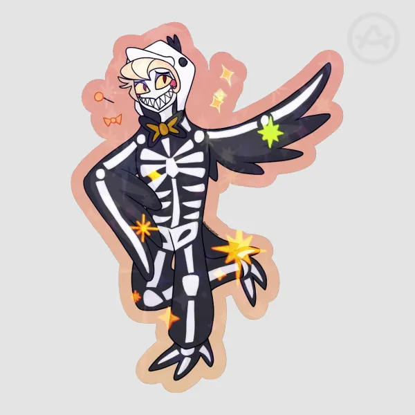 Halloween 2026 Lucifer Holo Sticker
