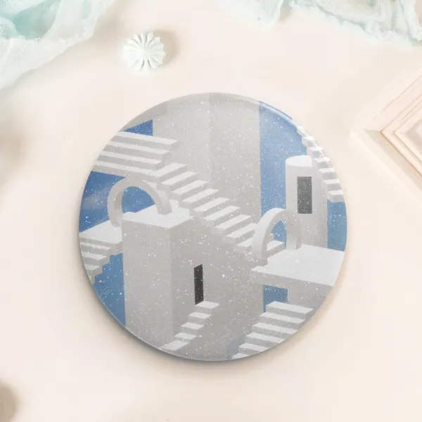 Stairs Pearlescent Badge