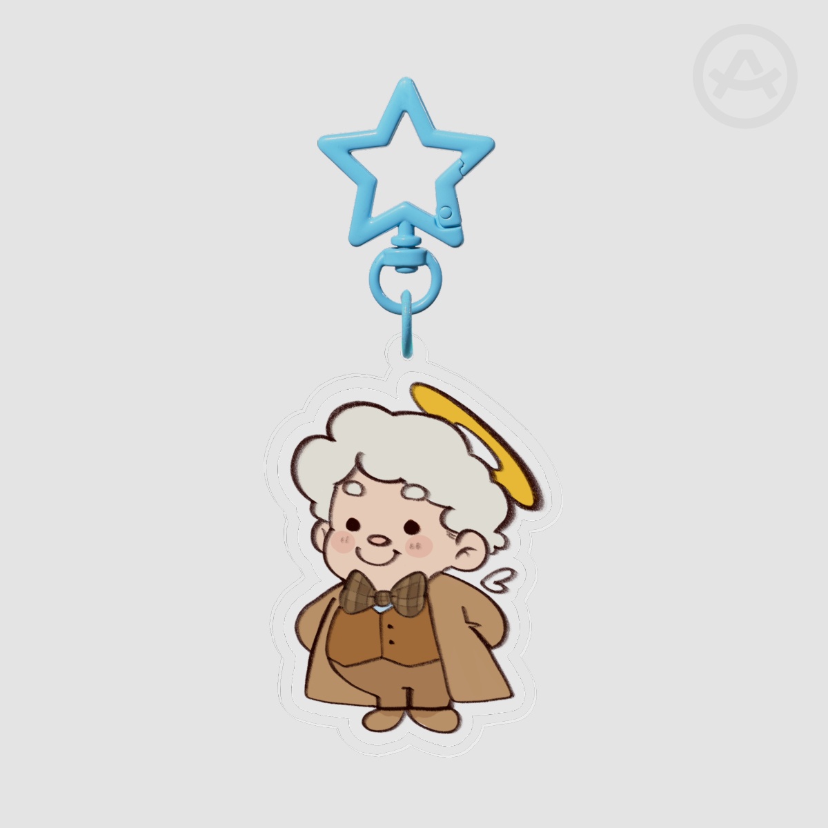 Good Omens - Aziraphale Acrylic Keychain
