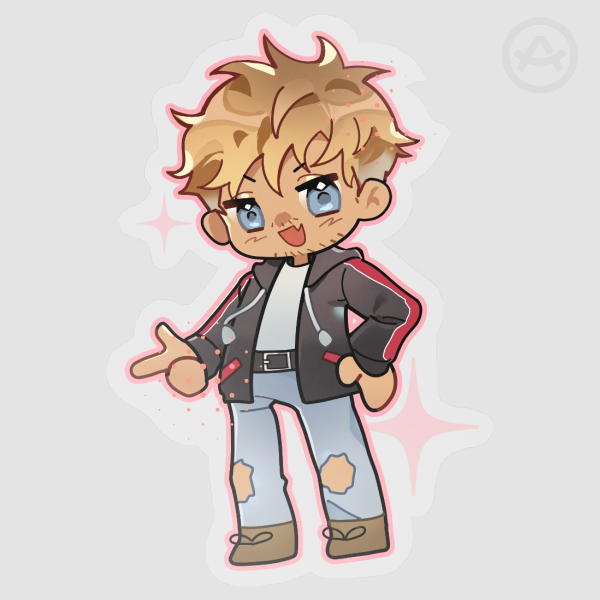 Colt Seavers THE FALL GUY Ryan Gosling Clear PET Vinyl Die Cut Stickers