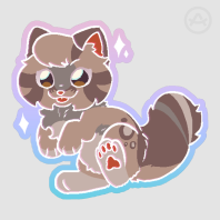 Hazyfur Chibi Sticker