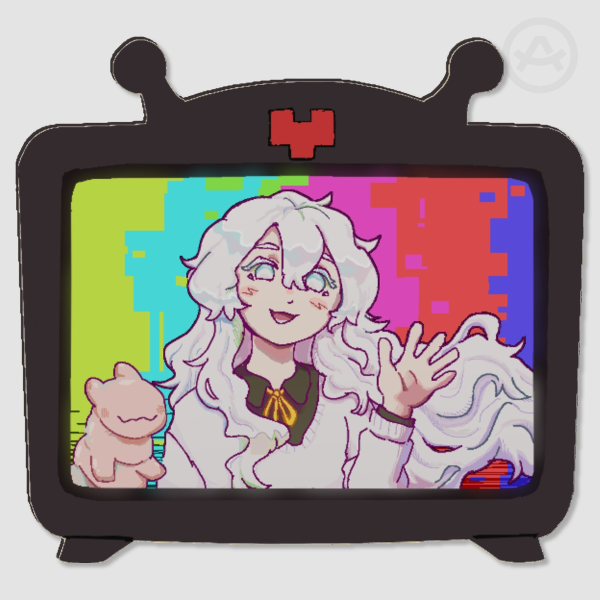 Hello Charlotte Wood Pin