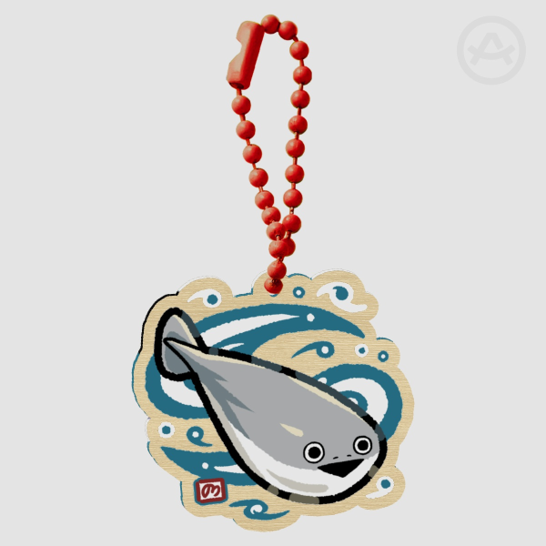 Sacabambaspis Wood Keychain