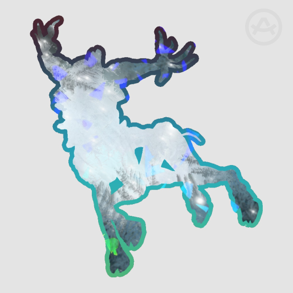 Artelurr, Frozen Heart | Edge Die Cut Stickers
