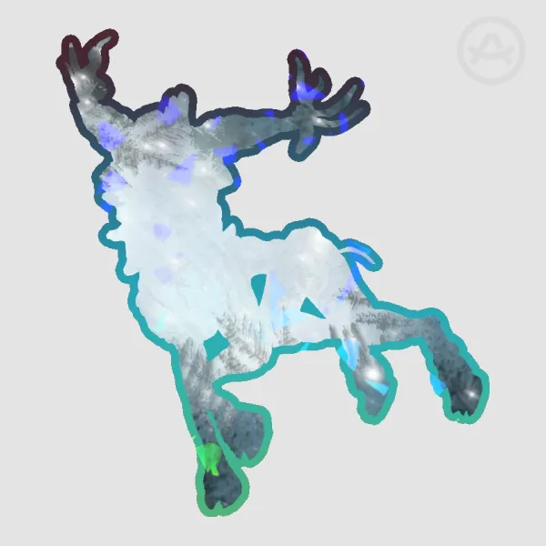 Artelurr, Frozen Heart | Edge Die Cut Stickers