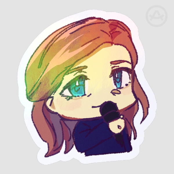 Eva Stratt Sticker