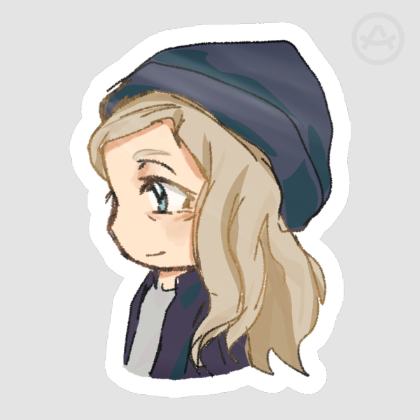 Eva Stratt Sticker