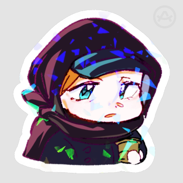 Eva Stratt Sticker
