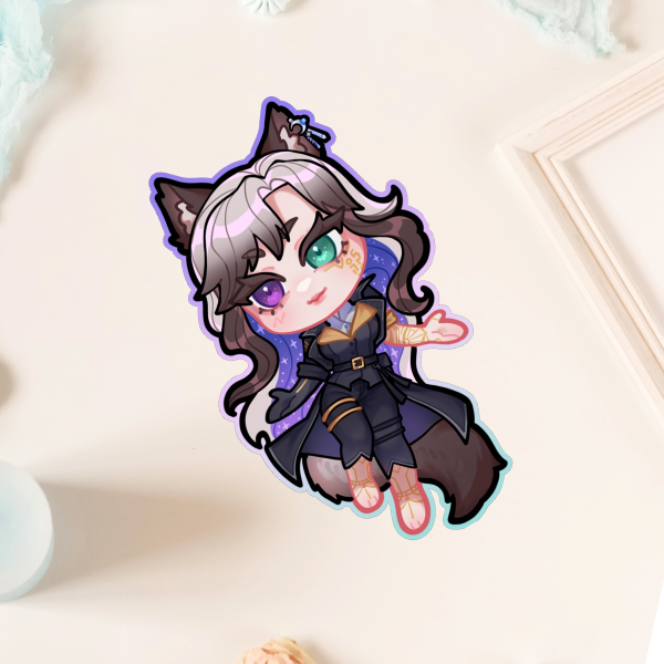 Chibi Selene #5 Sticker by nitchachan
