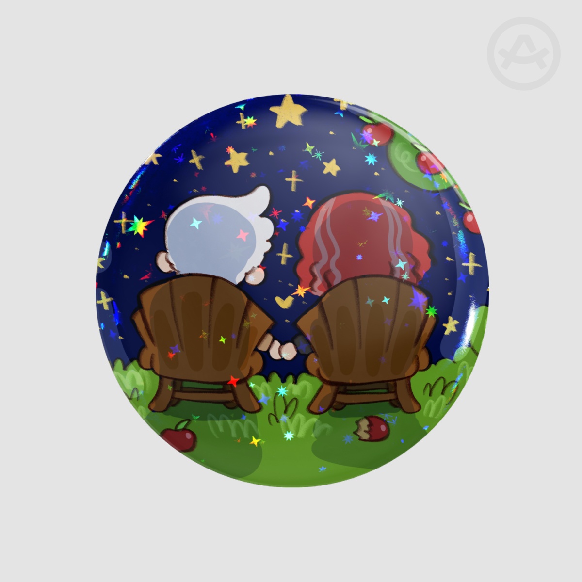 Good Omens - '' To The Universe '' Button
