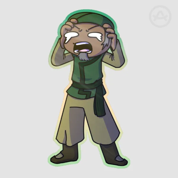 Cabbage Guy Sticker