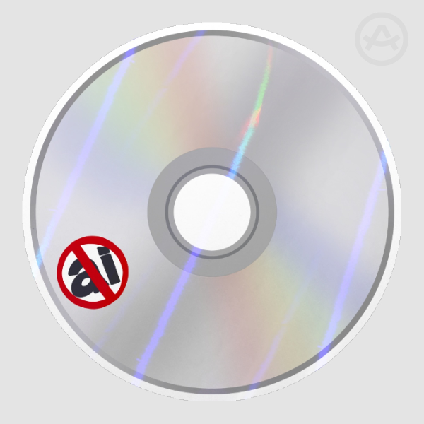 Anti-AI - DVD/CD - Die Cut Stickers