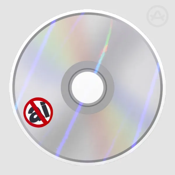 Anti-AI - DVD/CD - Die Cut Stickers