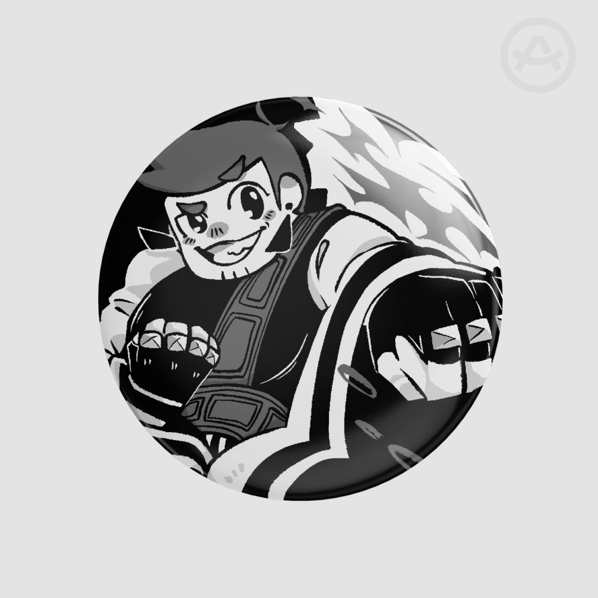 (Glossy) Isabeau Button Pin/Badge 