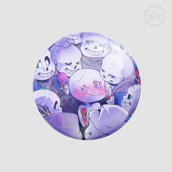 Sans Simp / Round Badges (Button Pins)