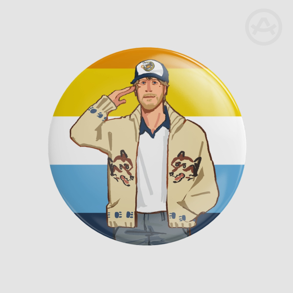 Ryland Grace Aroace Button Pin (3in)