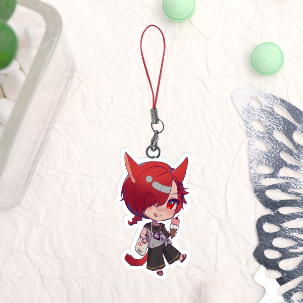 FFXIV FF14 G'raha Tia Casual Chibi Keychain