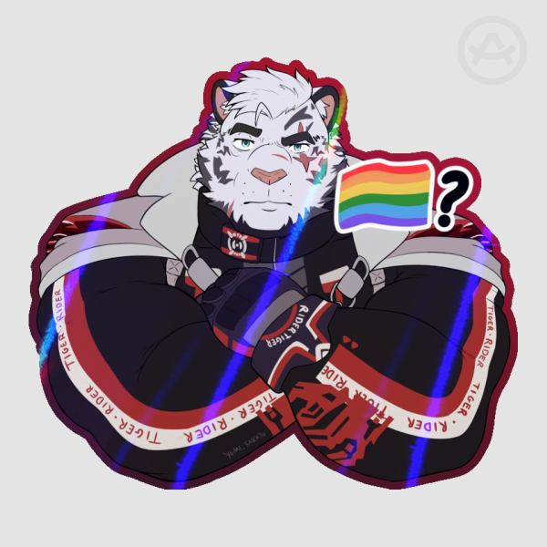 Mountain The Hardcore Rider Sticker