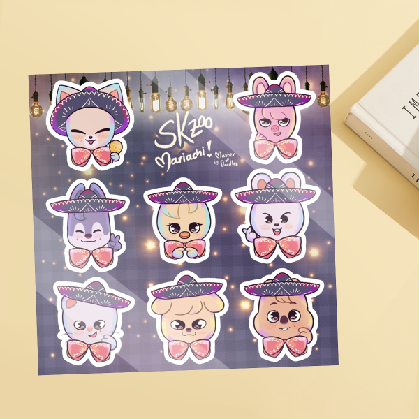 SKZOO Mariachi Sticker Sheet