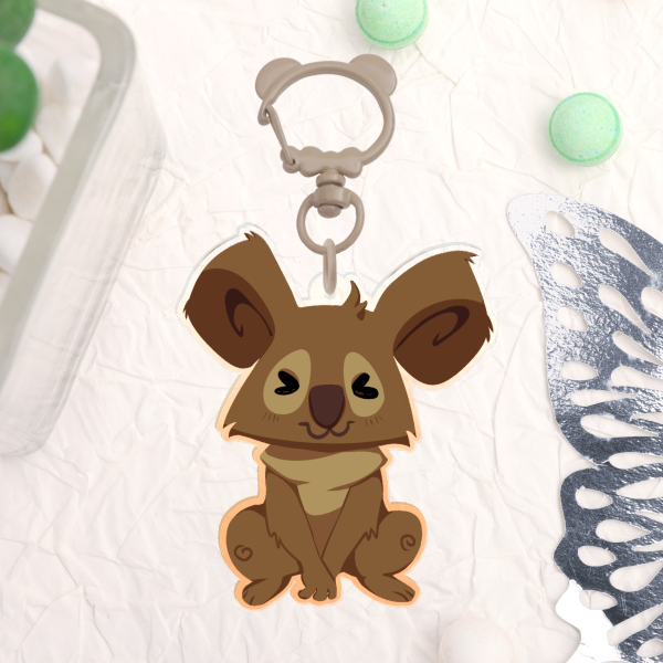 Choco Koala AJ Keychain