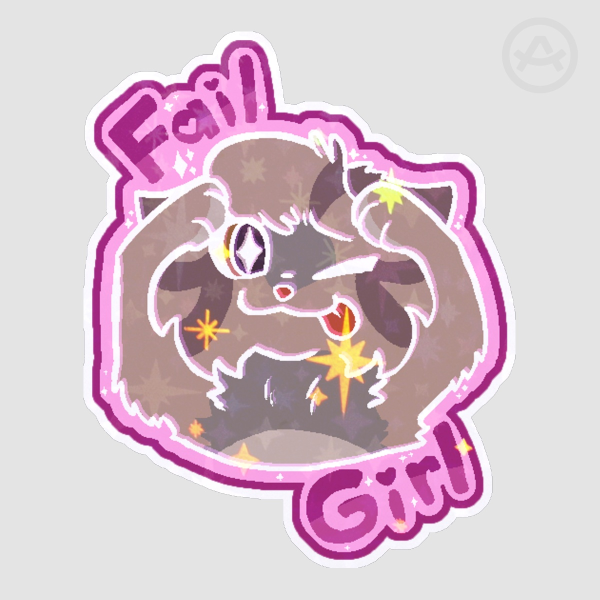 Failgirl Hazyfur Sticker