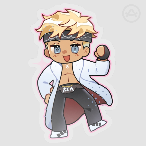 Ken BARBIE Ryan Gosling Clear PET Vinyl Die Cut Stickers