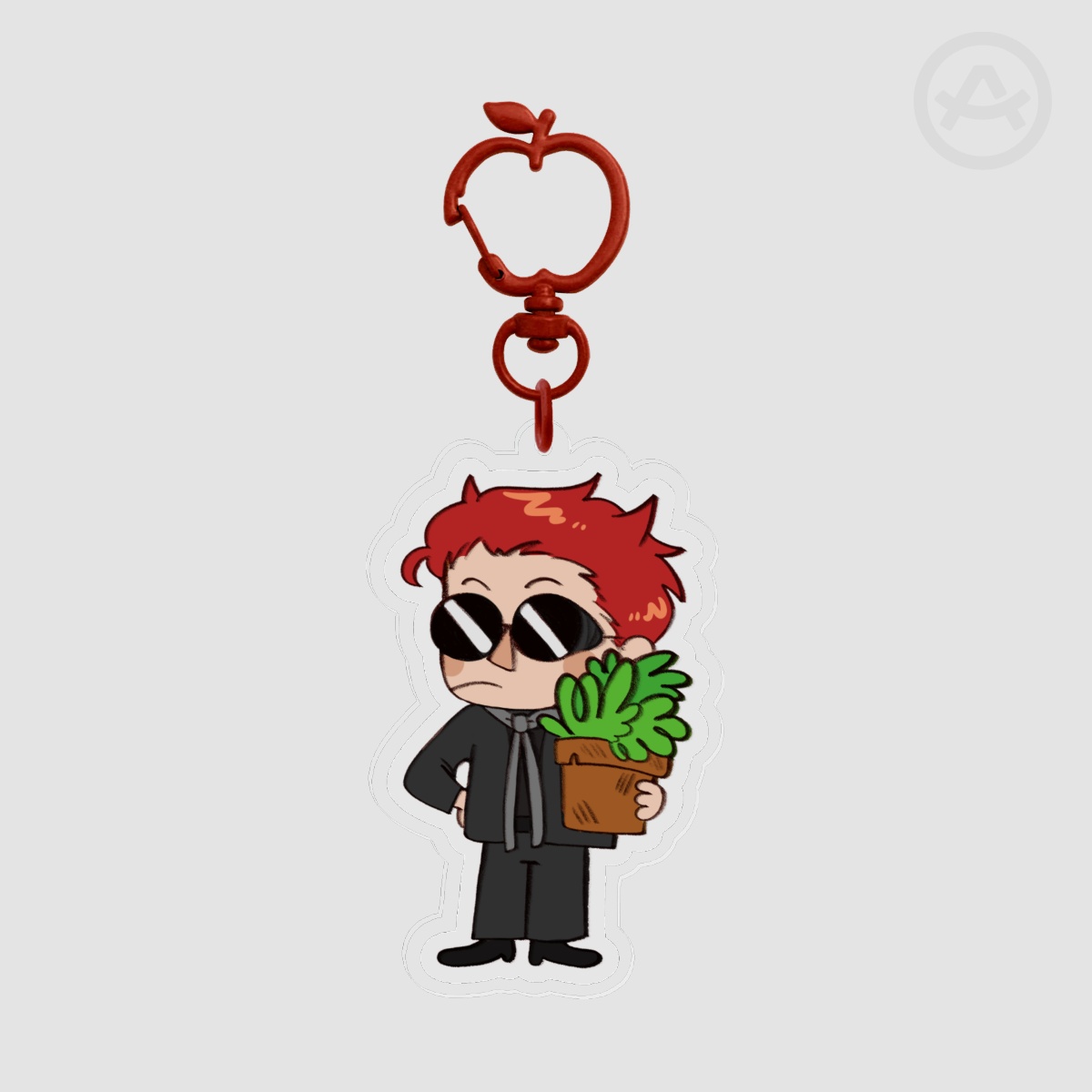 Good Omens - Crowley Acrylic Keychain