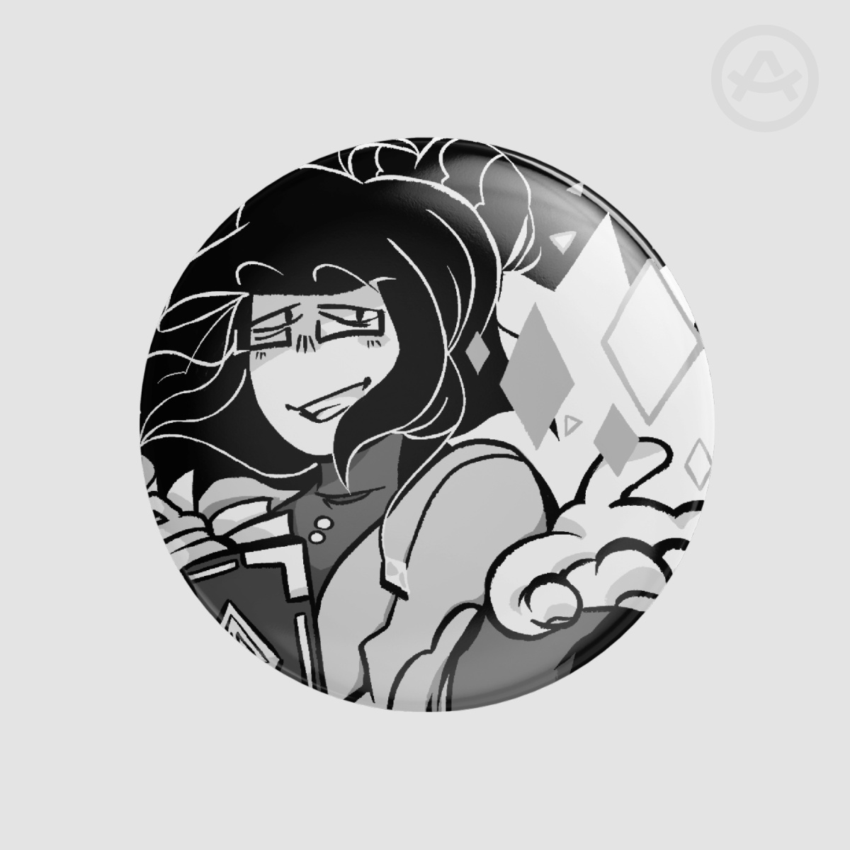 (Glossy) Odile Button Pin/Badge