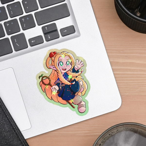 Marcelli Donato Colored Edge Die Cut Sticker