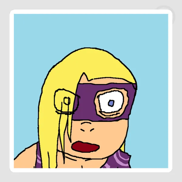 [Shocked Melone] Die-cut Sticker